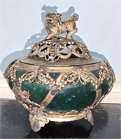 Vintage Ornate Foo Dog Decorative Piece