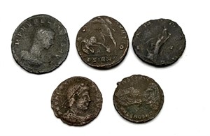 Ancient Coins 1” and Smaller 
(Cannot guarantee