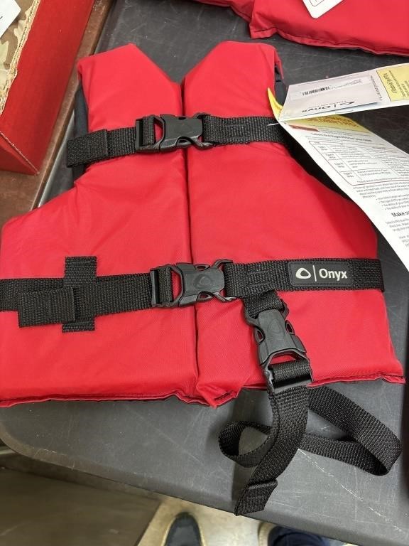 New onyx child lifejacket