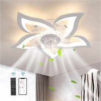 REYDELUZ Low Profile Ceiling Fan with Lights
