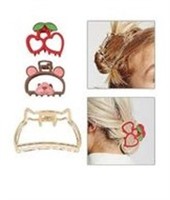 MSRP $6 3 Metal Hair Clips