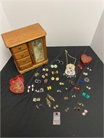 Jewelry Box, Jewelry & Small Coin Purse