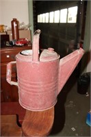 Galvanized watering can