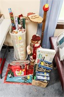 Assortment of Christmas Items-Doormat,
