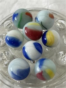 Lot of 8 Marbles