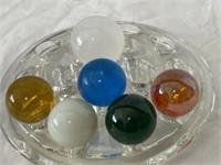 Lot of 6 Marbles