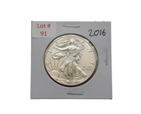 2016 1oz Fine Silver Eagle