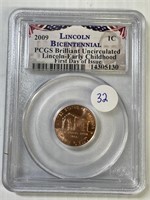 2009 Lincoln Bicentennial Penny x2