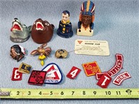 Vintage Cub Scout Items & Chalkware