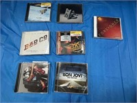 7 Assorted Rock CD's