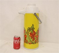 Vintage Peacock Vacuum Thermos ~ Used