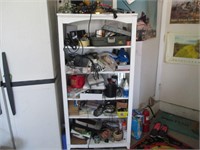 LARGE SHELF LOT WITH CONTENTS