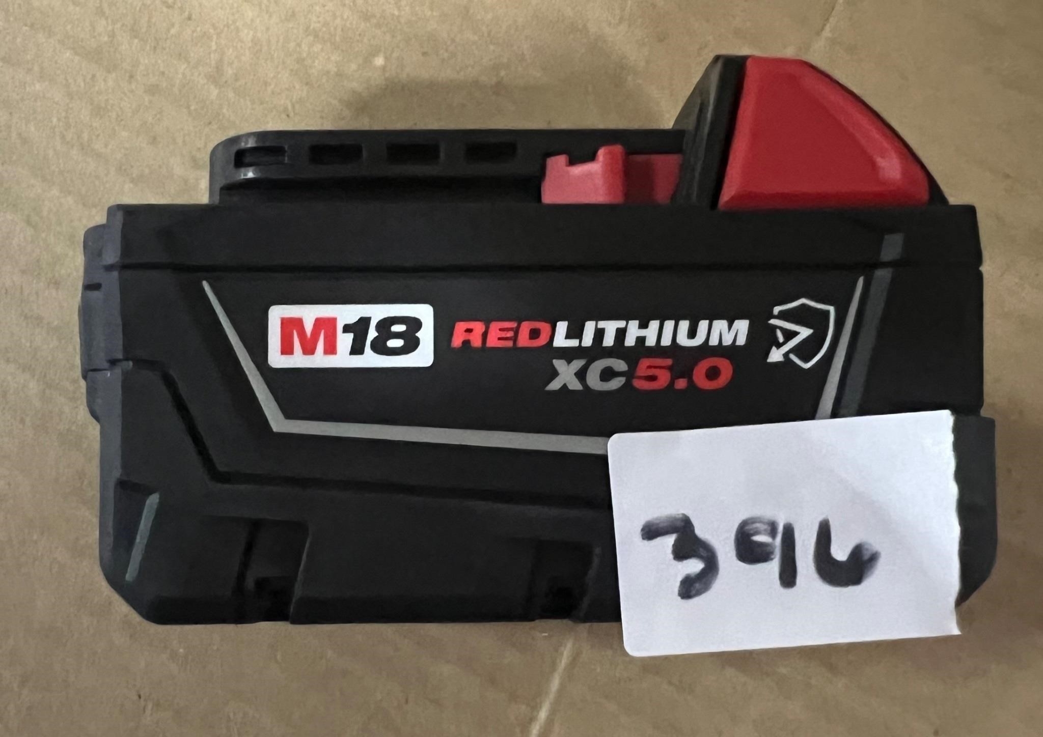 Milwaukee M18 Red Lithium High OutputXC5.0 Battery