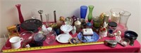 Knickknacks , candle holders, vases, decorative