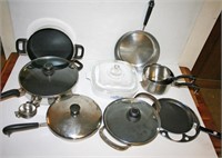 Farberware S.S. Kettles, Skillets, Corningware