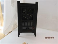 Mission Oak Mantle Clock