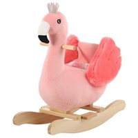 FUNLIO Flamingo Baby Rocking Horse for Toddlers 6