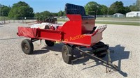 Mule wagon with hydraulic brakes,