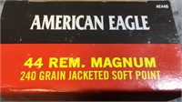 (2) Boxes 44 Rem Mag Ammo (100) Rounds