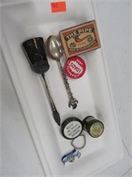 Small tins, spoons
