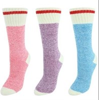 Densley & Co Women's Light Weight Crew Sock-3PK