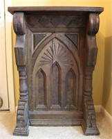 Wooden Gothic Cathedral Door Stand