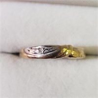 $800 10K  Diamond(0.01ct)(ESTATEct) Ring