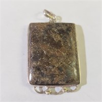 $160 Silver Gemstone Pendant