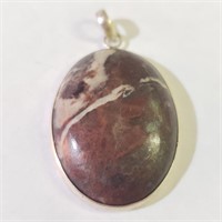 $240 Silver Gemstone Pendant