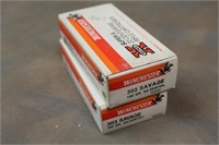 (2) Full Boxes of Winchester 303 Savage Ammunition