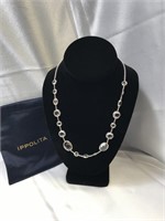 Ippolita .925 Faceted Quartz Crystal Necklace