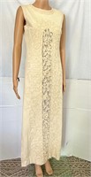 Vintage Heavy Embroidery Dress & Cape