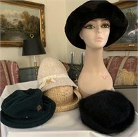 Collection of Women's Vintage Hats