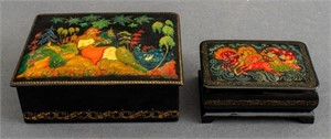 Soviet Russian Lacquer Box, Palekh, 1967 Lost??