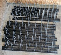 12 belt hanger units - wall mount - 36" - with