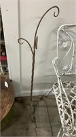 Out door metal hanger stand