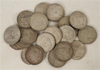 21 Morgan Silver Dollars 1921 Mixed Mint Marks