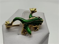 MFA Museum of Fine Arts Enamel Frog Lapel Pin