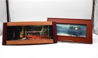 Wood Frames with scenic Pictures
