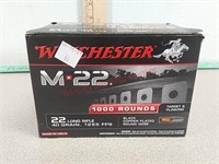 (1000) Winchester M22 22 LR long rifle ammo