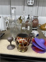 Glass Bottles - Glass Vases - Hat Stands & Hats