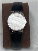 Skagen Denmark 433LSL1 Genuine Leather Watch