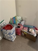 Party Supplies/Decor-3 Bags, 1 box