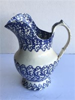 Antique Spongeware Pitcher