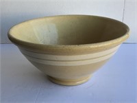 Antique Mochaware Large Mixing Bowl