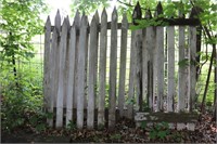 4 Sections of Picket Fence