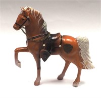 Vintage Cast Metal Horse Figure AS-SEEN!