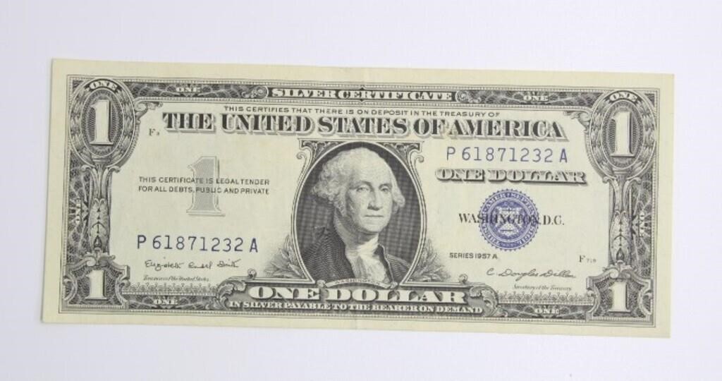 SERIES 1957 A $1 SILVER CERTIFICATE