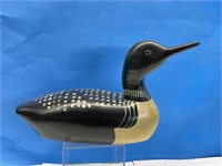 Jim Harkness Common Loon Woodcarving
