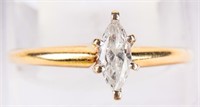 Jewelry 14kt Yellow Gold Diamond Engagement Ring